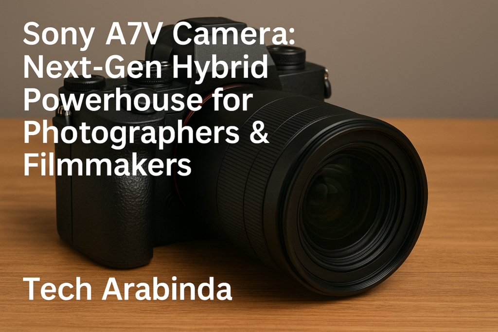 Sony A7V Camera: Next-Gen Hybrid Powerhouse for Photographers & Filmmakers | Tech Arabinda 3c61ebb1313f 1024x683