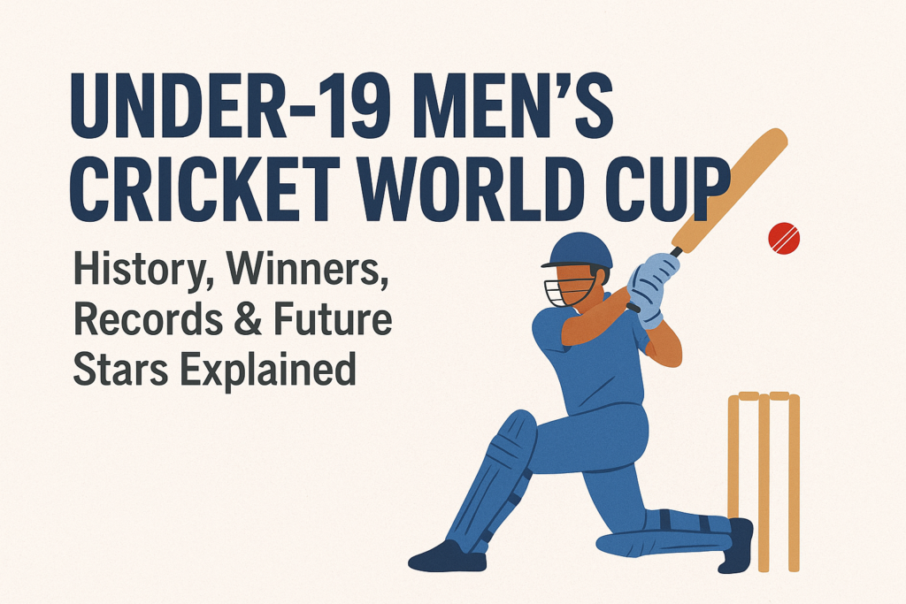 Under-19 Men’s Cricket World Cup: History, Winners, Records & Future Stars Explained ChatGPT Image Dec 12 2025 09 31 29 PM 1024x683
