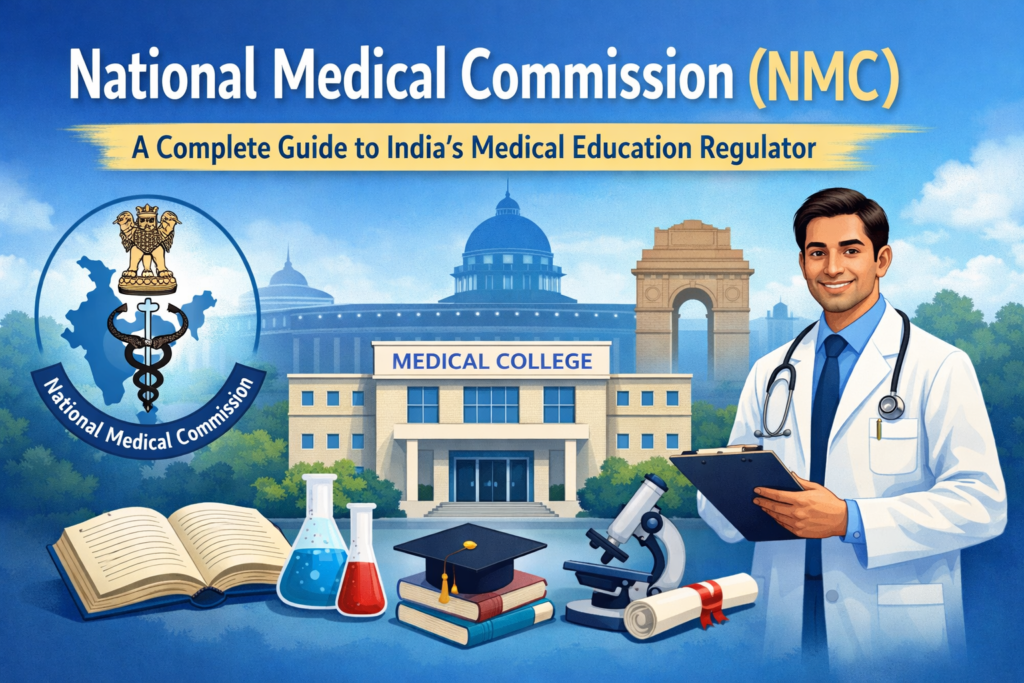 National Medical Commission (NMC) Explained: Role, Structure & Impact on Medical Education ChatGPT Image Dec 24 2025 07 38 27 AM 1024x683