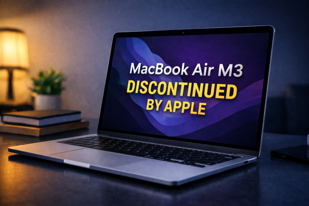 MacBook Air M3 Discontinued by Apple: Reasons, Impact & What’s Next ChatGPT Image Dec 26 2025 08 16 36 AM 1024x683