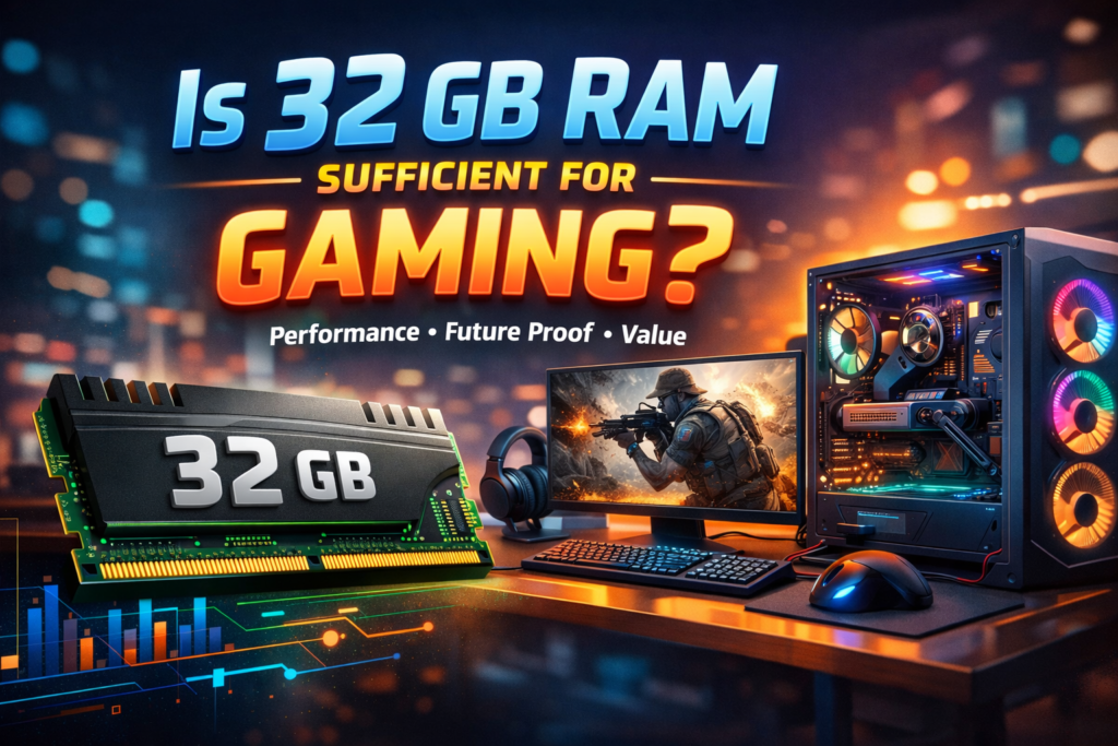 Is 32 GB RAM Sufficient for Gaming? Performance, Future Proofing & Value | Tech Arabinda ChatGPT Image Feb 6 2026 09 42 19 PM 1024x683