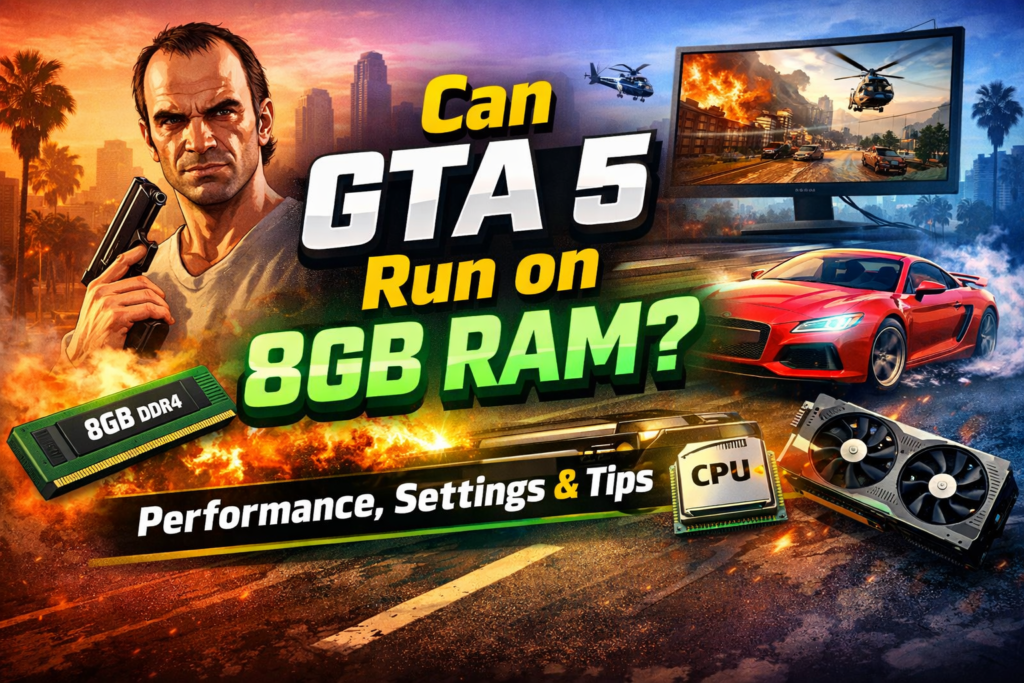 Can GTA 5 Run on 8GB RAM in 2026? Performance, Settings & Tips | Tech Arabinda ChatGPT Image Feb 6 2026 09 52 24 PM 1024x683