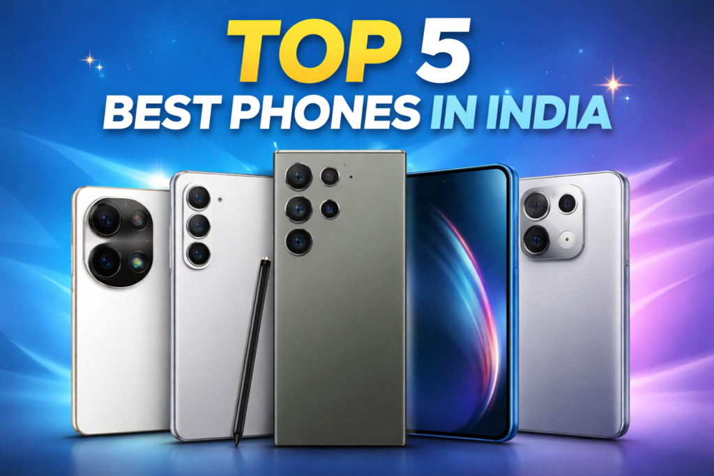 Top 5 Best Phones in India (2026) | Expert Buying Guide – Tech Arabinda ChatGPT Image Jan 13 2026 09 22 15 PM 1024x683