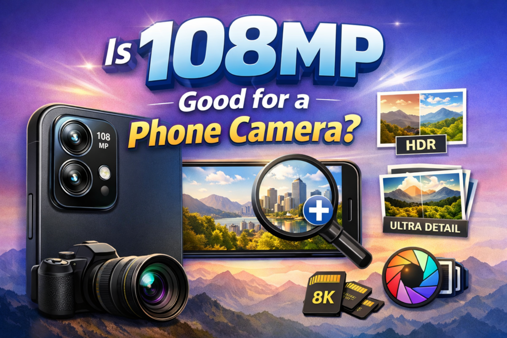 Is 108MP Good for a Phone Camera? Truth, Pros, Cons Explained | Tech Arabinda ChatGPT Image Jan 18 2026 08 18 43 PM 1024x683