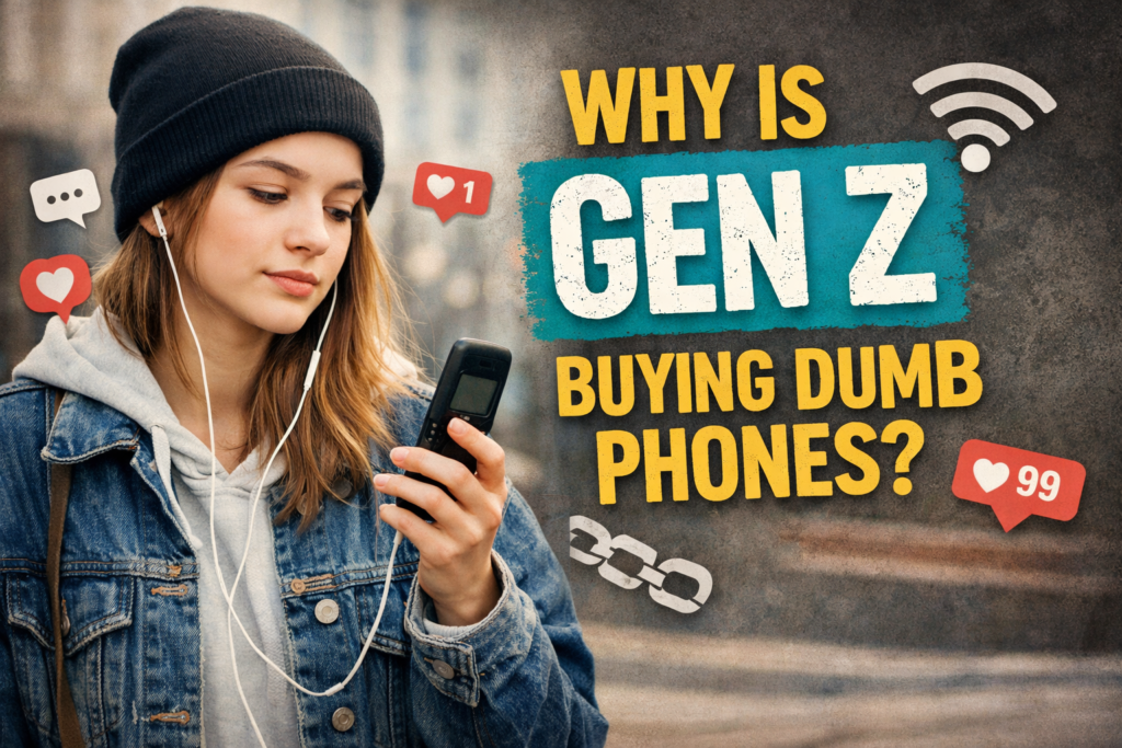 Why Gen Z Is Buying Dumb Phones and Choosing Digital Balance | Tech Arabinda ChatGPT Image Jan 20 2026 10 21 21 PM 1024x683