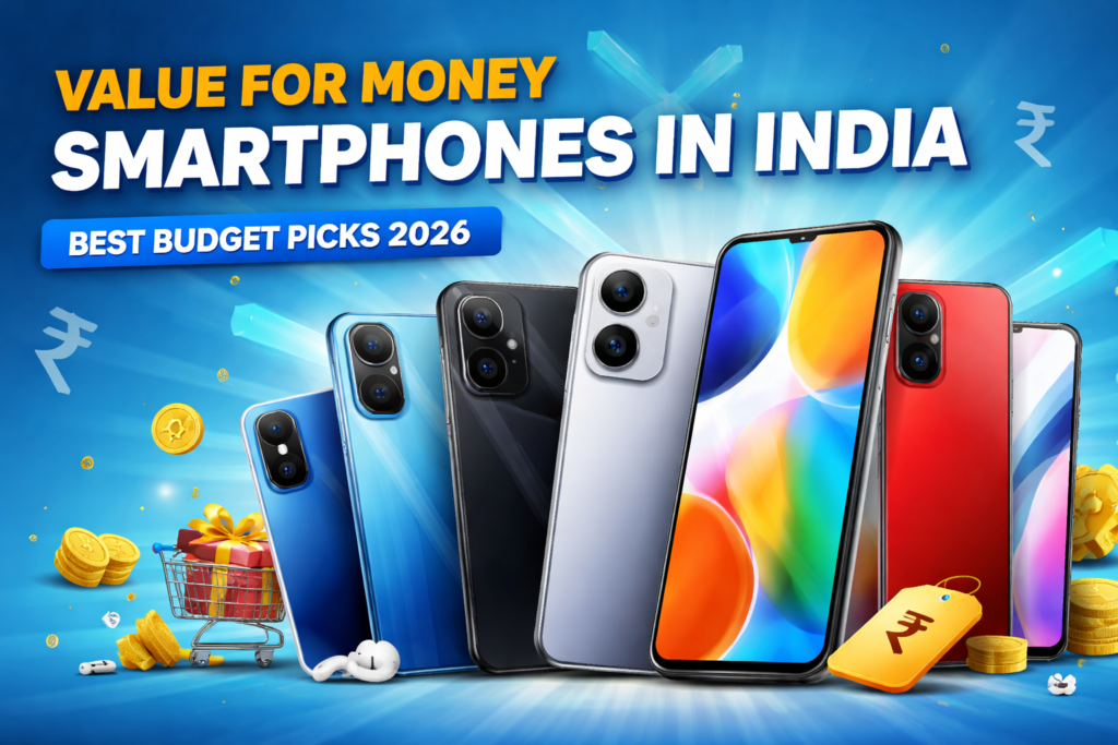 Value for Money Smartphones in India 2026 – Best Budget & Mid-Range Picks | Tech Arabinda ChatGPT Image Jan 29 2026 11 13 55 PM 1024x683
