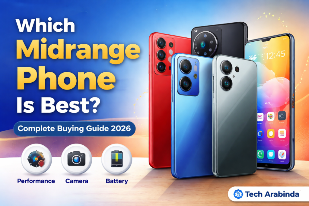 Which Midrange Phone Is Best? Complete Buying Guide for Smart Users | Tech Arabinda ChatGPT Image Jan 30 2026 08 45 27 PM 1024x683
