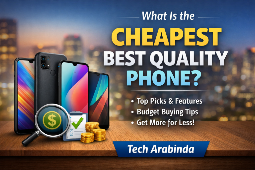 What Is the Cheapest Best Quality Phone? | Smart Budget Buying Guide – Tech Arabinda ChatGPT Image Jan 30 2026 09 10 55 PM 1024x683