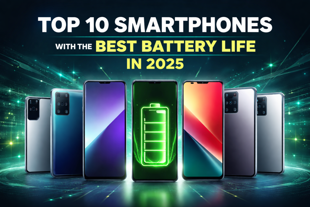 Top 10 Smartphones with the Best Battery Life in 2025 Top 10 Smartphones with the Best Battery Life in 2025