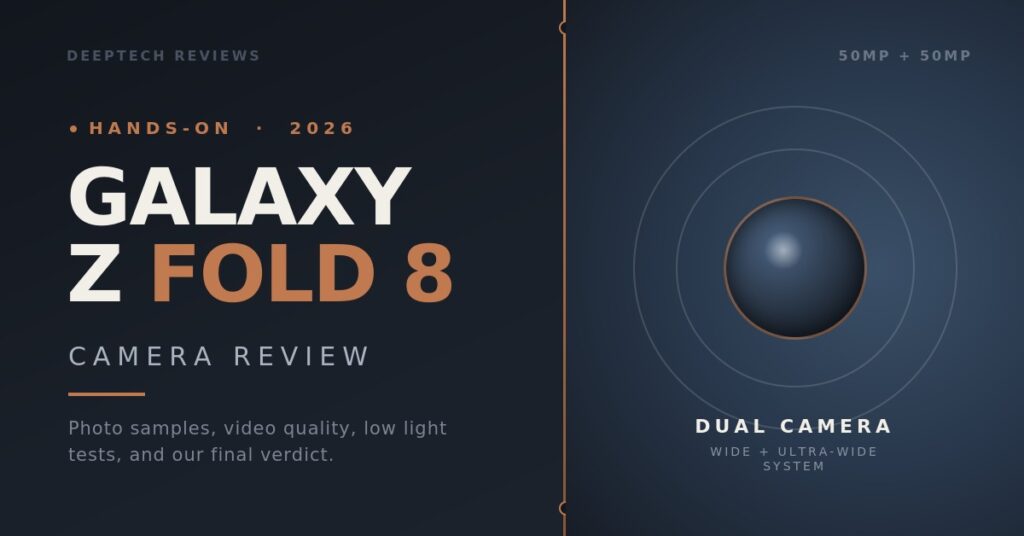 Samsung Galaxy Z Fold 8 camera review photo sample showing daylight detail and color